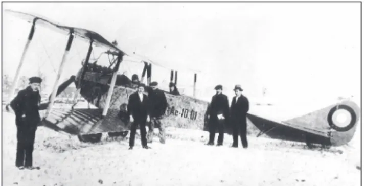 3. ábra. A 20. század első felében az Aero a katonai oktató-, bombázó- és vadászgépek mellett polgári repülőgépeket is  gyártott