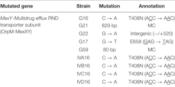 TABLE 2 | Single nucleotide genetic variations in the phage tail fiber protein of various E-PIAS phages isolated on various hosts.