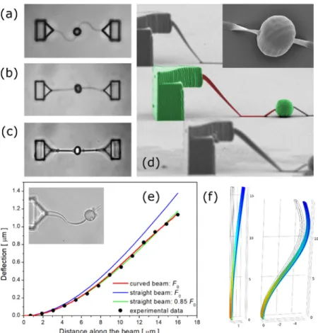 Figure 2. Top-view brightfield images of microstructures immersed in: (a) OrmoDev developer; (b)  water; (c) air