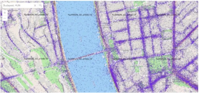 Figure 5: Number of Access Points in Budapest (bobzilla et al., 2020)