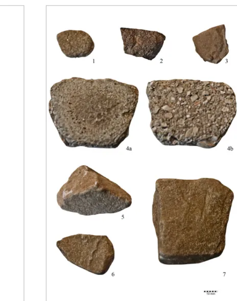 part of Transdanubia (Zalai-Gaál 2007, Abb. 5, 1; Abb.  Fig. 8 Fragment of a miniature vessel with legs