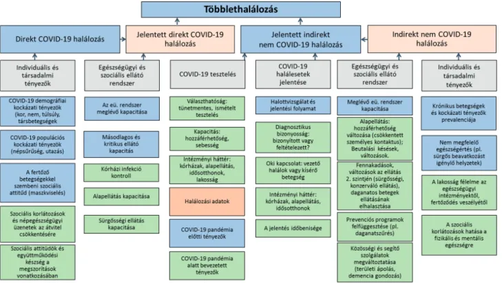 1. ábra: A többlethalálozást befolyásoló tényezők 2