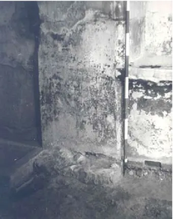 24. kép. A középkori diadalív ÉK-i pilléralapja