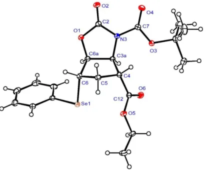 Figure 2. Crystal structure of selenooxazolidinone (±)-48.