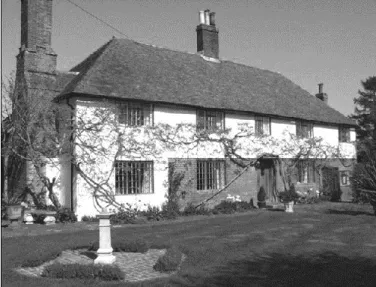 5. ábra ábra   A Mann’s Place/House (Bredgar, Kent, Egyesült Királyság), ahol Keith és Flack 1906 nyarán  temérdek hideg- és melegvérű állat szívének felboncolása és szövettani elemzése eredményeként valamennyi 