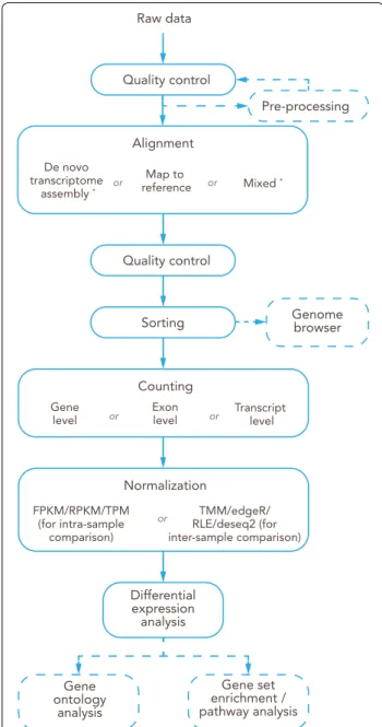 Fig. 9  Overview of the main steps for RNA‑Seq data analysis. 