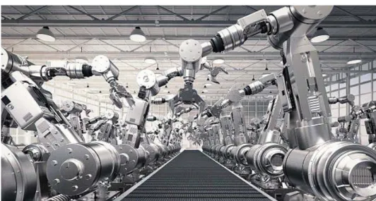 Figure 4: Combining 3D printing and robotics to create smart factories. 