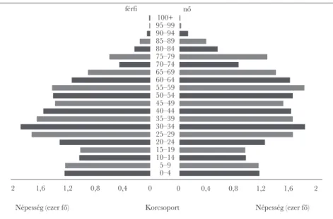 11. ábra: Ukrajna korfája a 2020-as adatok alapján Forrás: Central Intelligence Agency