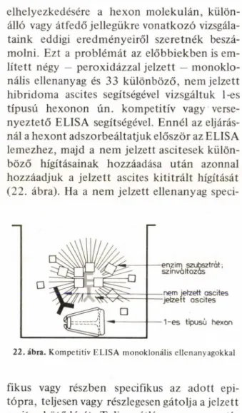 22. ábra.  Kompetitiv F.LISA  monoklonális ellenanyagokkal