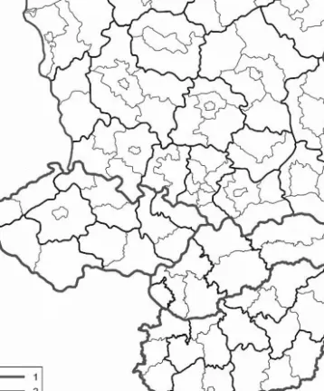 Figure 2:  The Visegrad countries’ public administration systems and their relationship with  the NUTS 2 regions  