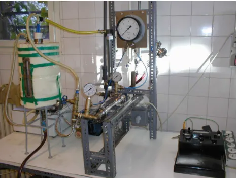 15. ábra: Az olaj-víz emulzió tisztítására használt membránszőrı berendezés. 