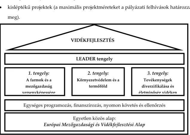 9. ábra: Vidékfejlesztési szakpolitika alapjai az Európai Unióban 2007-2013 között  Forrás: Nemes G