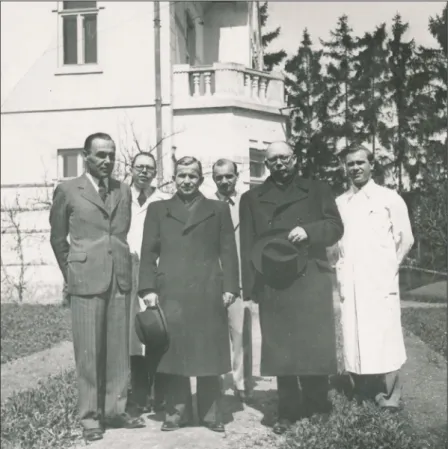 2. ábra László Gyula kolozsvári tudóstársaival, barátaival 1945–1949 között