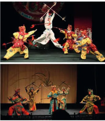 3. kép: Lianpu – arcsminkek a kínai operához Lianpu – face-painting for Chinese opera https://www.cchatty.com/Beijing-Opera-g-100051