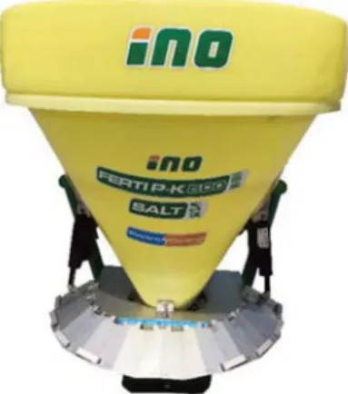 Figure 4. Winter PK Smart is a spreader for salt and sand with electronics Winter Smart Flow and terminal SmartAssist (Source: INO)