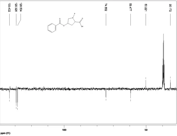 35. ábra Az O-benzoil-Hyp (2)  13 C NMR spektruma. 