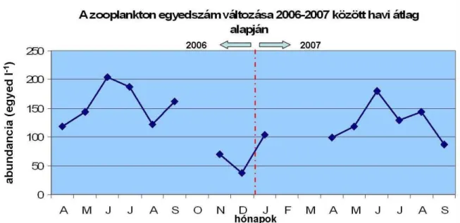 12. ábra: 2006. évi zooplankton százalékos megoszlása a Balaton teljes területén 
