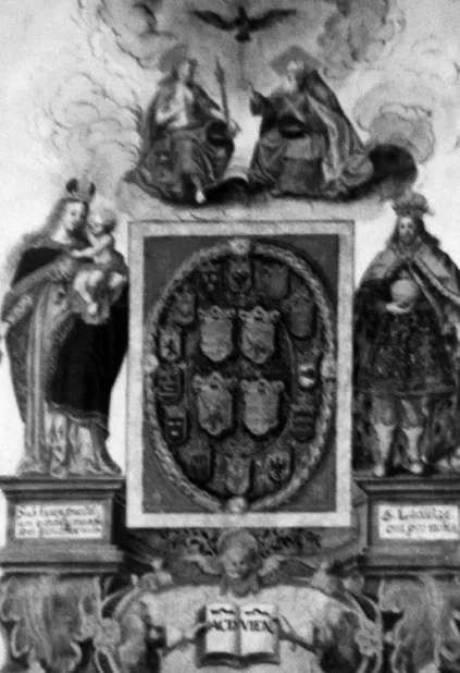 1. kép. a Liber Nationis Hungaricae címlapja a bécsi egyetemen (1632)  (Forrás: archiv der universität Wien)