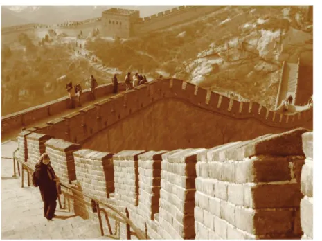 Figure 9: The construction of the Great Wall began during the Han dynasty. 