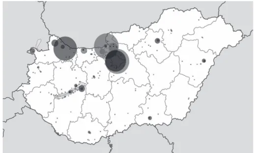 Figure 5: What respondents from Stúrovo and Šamorín perceive of Hungary            (Stúrovo – light, Šamorín – dark) 