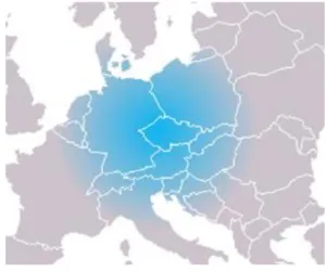 Figure 8. The Central European region is uncertain to define 