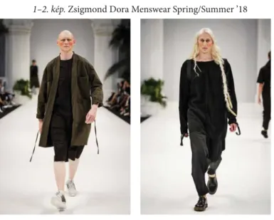 1–2. kép. Zsigmond Dora Menswear Spring/Summer ’18 