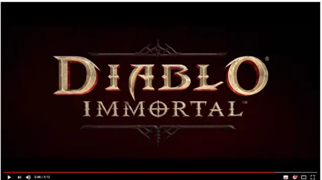 1. ábra. A Diablo Immortal trailer videója 