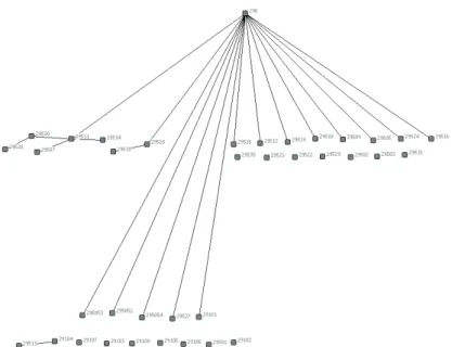 Figure 2 Networks of organizations affiliated to MEOSZ