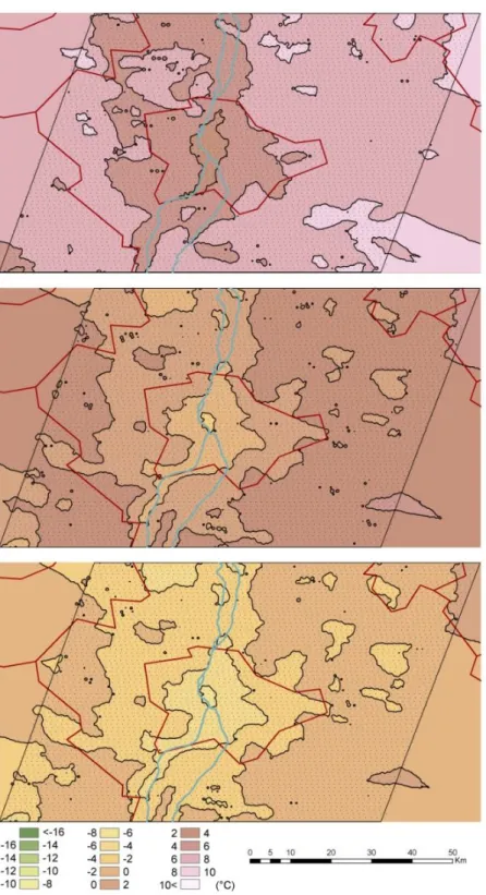 The result of the GIS modeling can be seen in Fig. 6, Fig. 7 and Fig. 8.  