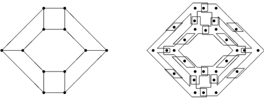 Figure 1: Associating party A winning districts with a planar cubic graph