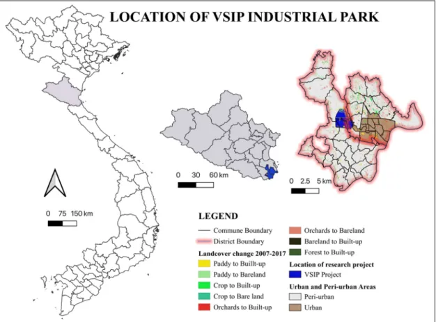 Figure 3: The location of VSIP Nghe An industrial park.