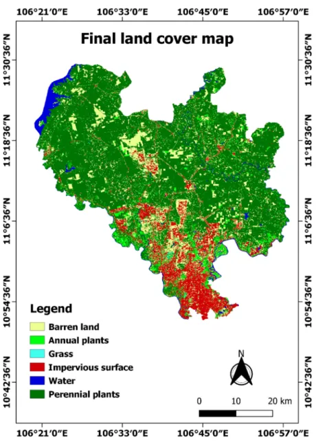 Figure 9. Final land cover map. 