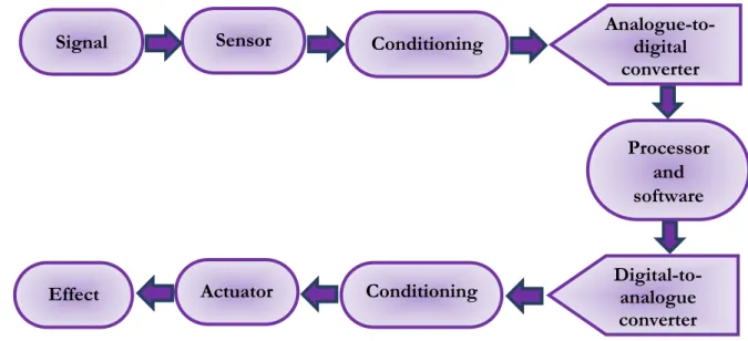Figure 2: Process of digital signal processing 