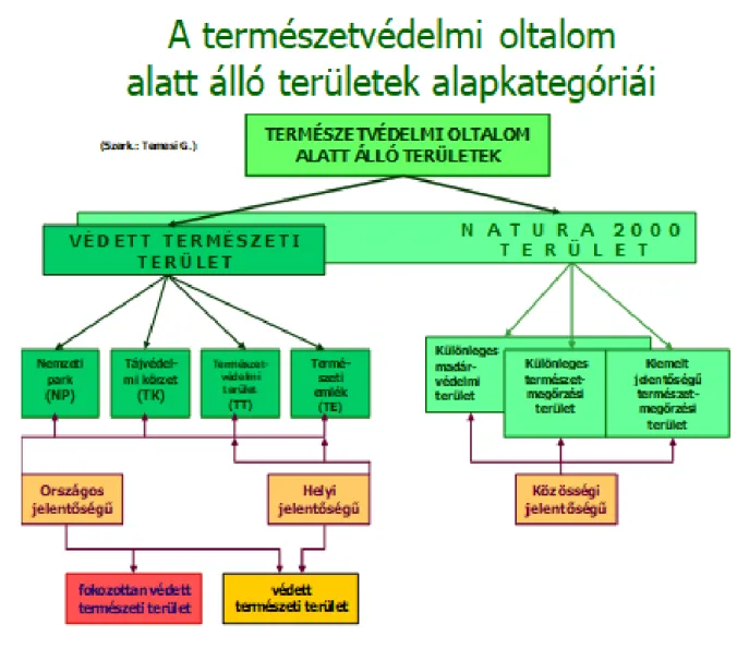 1. táblázat: VÉDETT TERMÉSZETI TERÜLETEK ADATAI, 2018  M e g n e v e z é s e k  szám  összes  terület  (ezer ha)  ebből fok