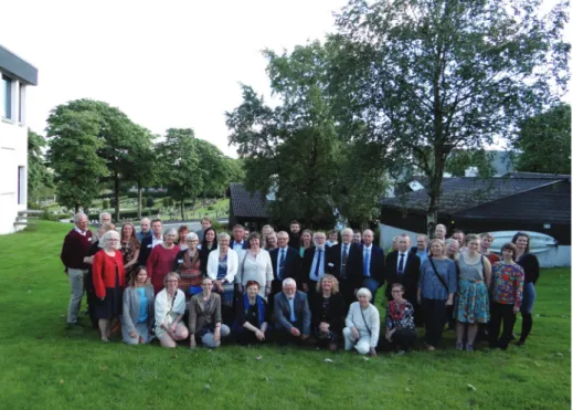 Figure 1: Participants at the 16 th  nordic name research congress at Jæren  folkehøgskule, kleppe (norway) 8.–11.06.2016