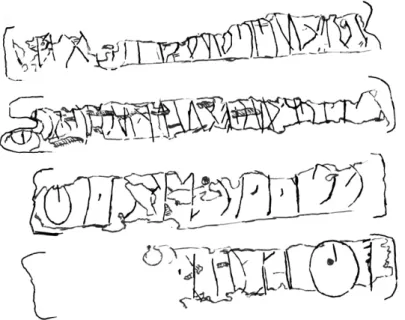 1. ábra. Szarvas-Grexa-téglagyár 67. sír, tűtartó (a szerző rajza)