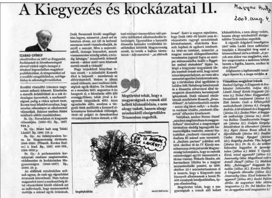 12. kép – Szabad György: A Kiegyezés és kockázatai II.
