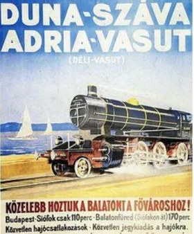 Az 1859-ben létrejött, Déli Vasútnak elnevezett vasúttársaság (2. ábra) mögött francia és angol  tőkéscsoportok  álltak,  székhelye  Bécsben  volt