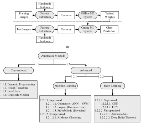 Fig. 3    (i) Generalized ML  model and (ii) classification tree  of different automated models