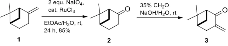 Reduction of 3 with NaBH 4  in various solvents gave a mixture of 4a and 4b (Scheme 2, Table 1)