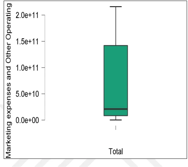 Graphic 16. Box Plot of Marketing Expenses  