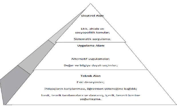 ġekil 2.1: Yansıtma Alanları Piramidi (Taggart ve Wilson, 2005) 
