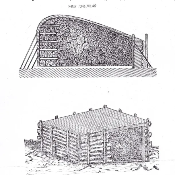 Şekil 6: Yatık torluğun şeması (Bozkurt ve Göker, 1981). 