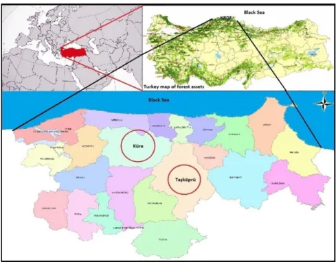 Şekil 3.1: KOBM’nin işletme müdürlükleri. 