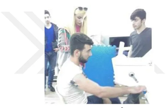 Şekil 5. Wingate ve  EMG Ölçümü 