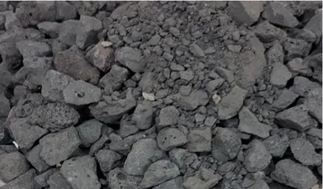 Şekil 5.1: Ferrokrom  cüruf agregası 