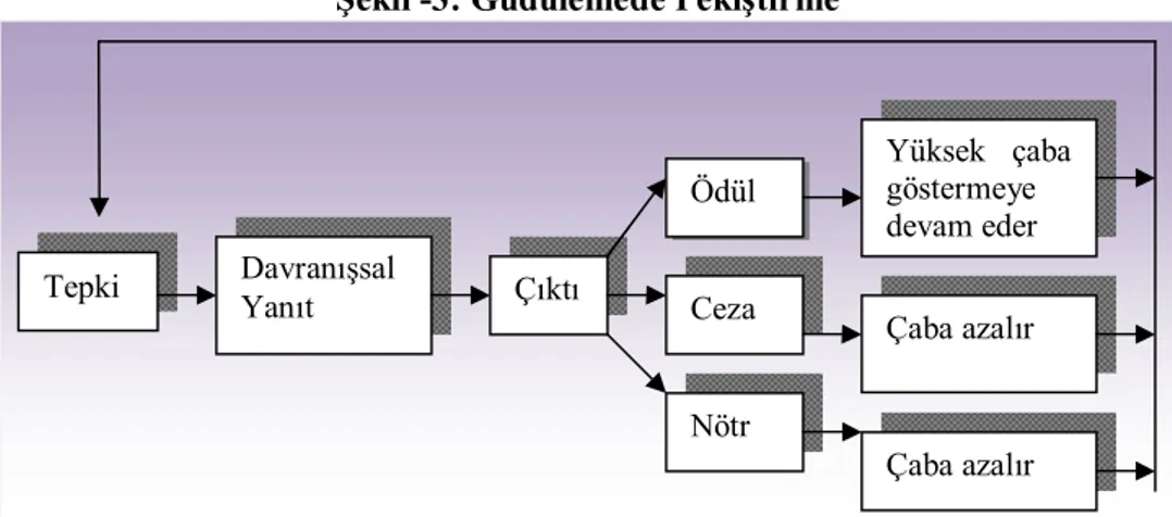 Şekil -3: Güdülemede Pekiştirme 