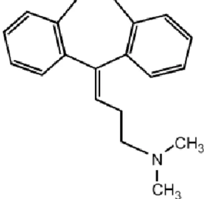 ġekil 3. Amitriptilinin moleküler yapısı  