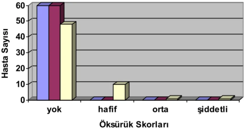 Grafik 3. Öksürük skorları 