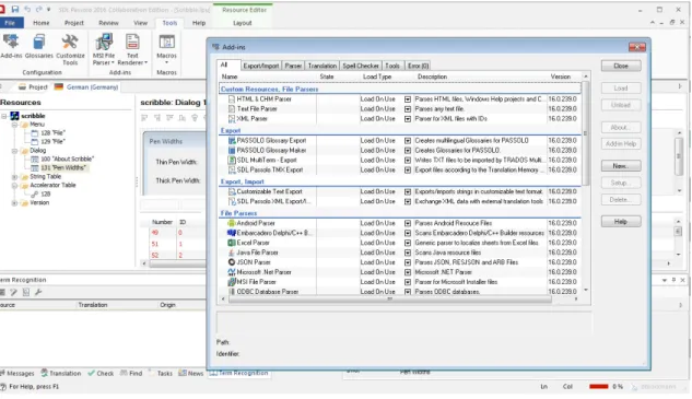 Figure 4. SDL Passolo Supported File Formats Source:  https://www.sdl.com/software- https://www.sdl.com/software-and-services/translation-software/software-localization/sdl-passolo/ Accessed March  03, 2019